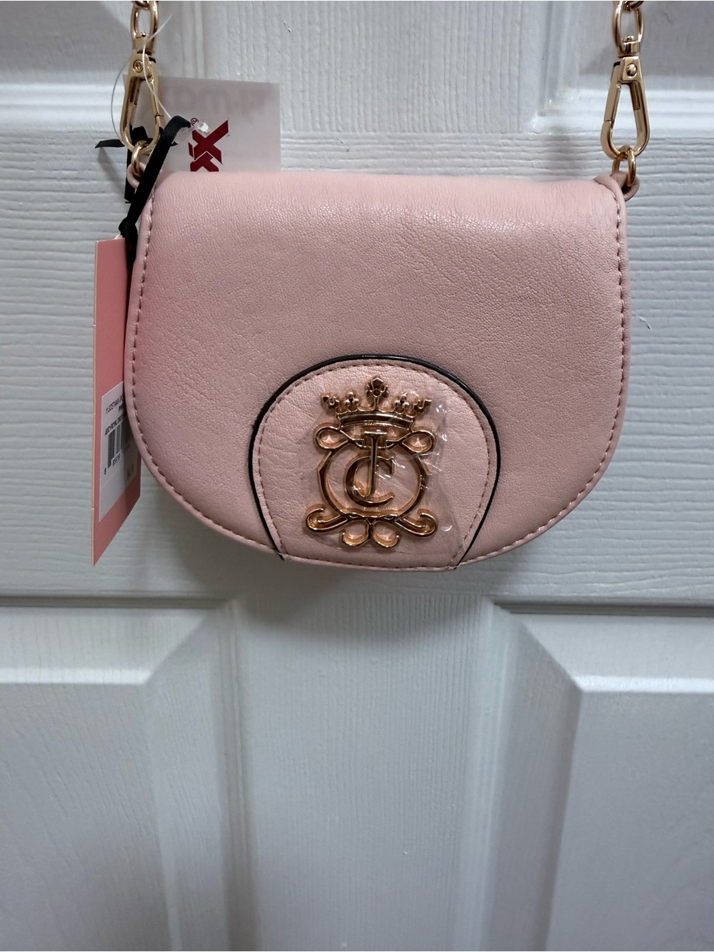 NWT Juicy Couture Juicy Royal Crest Mini Rounded Flap Crossbody Bag